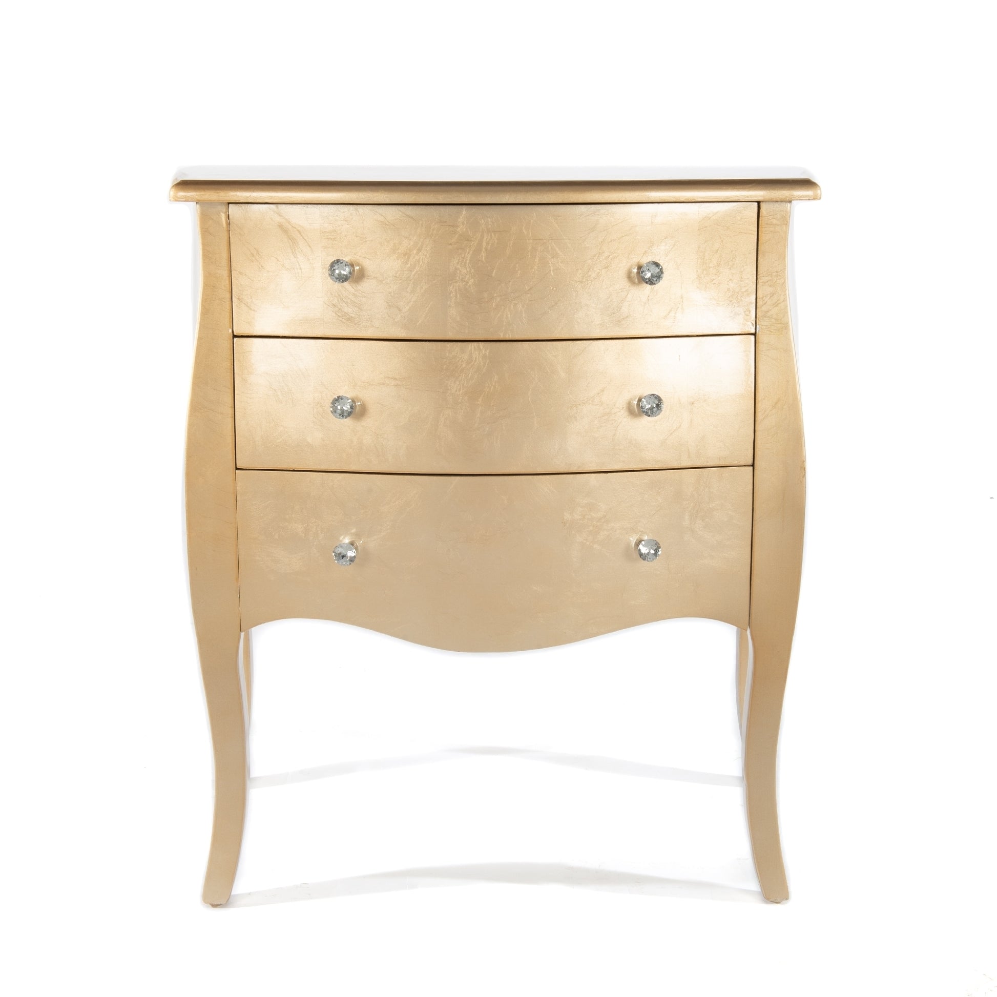 gold gilt leaf drawers