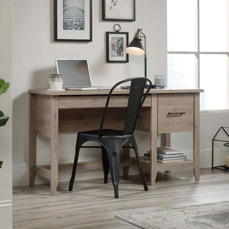 Home office desk in Oak finish