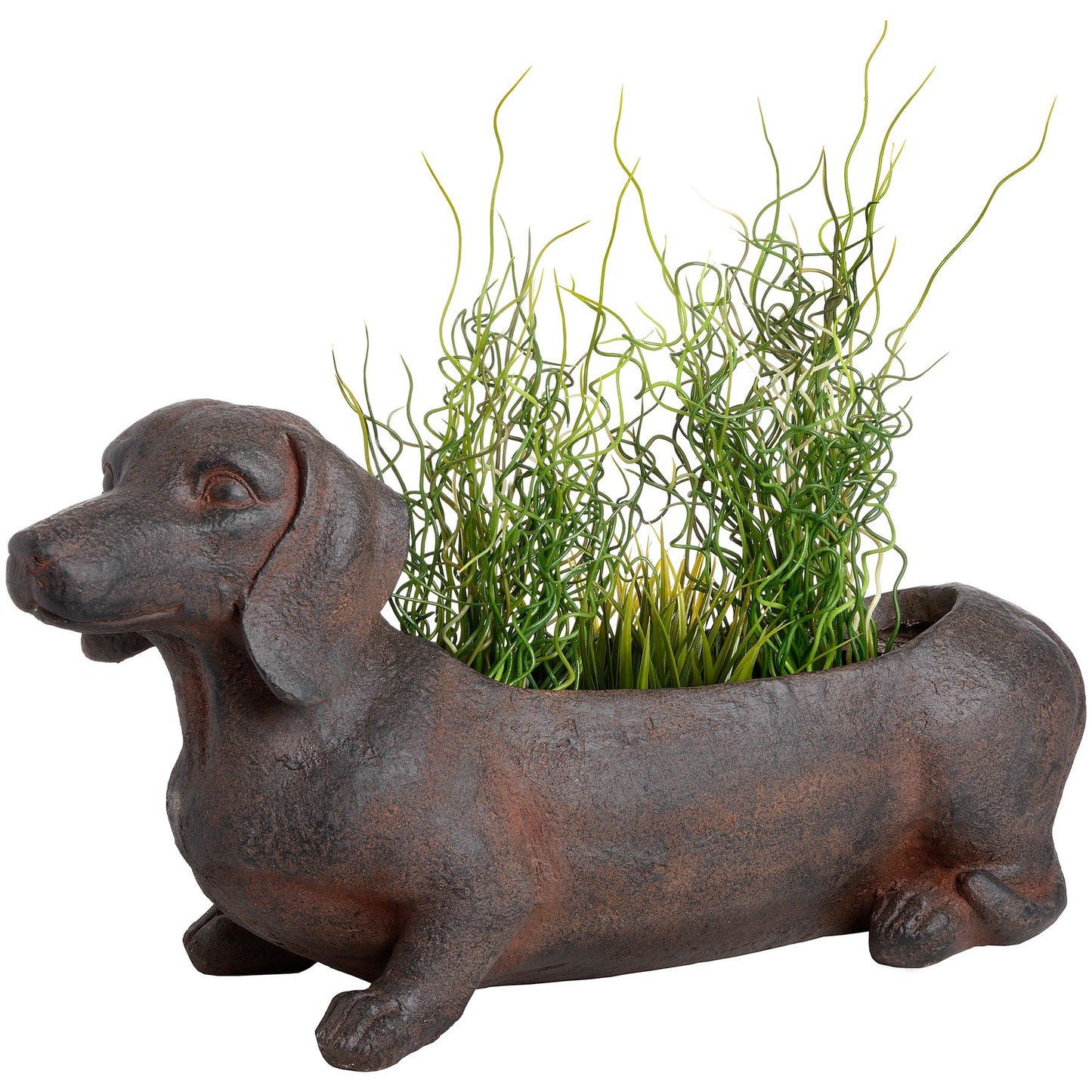 Dachshund Sausage Dog Quirky Rustic Planter