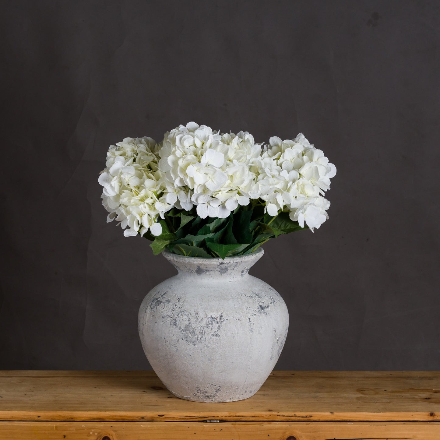 Large Antique White Vase