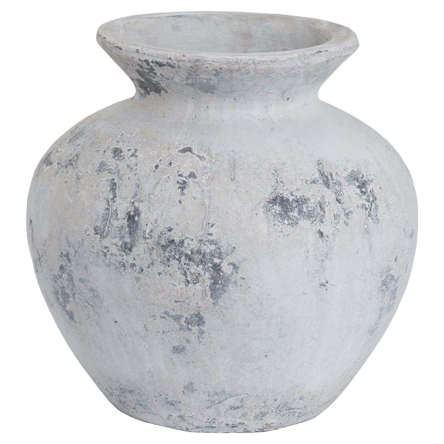 Large Antique White Vase