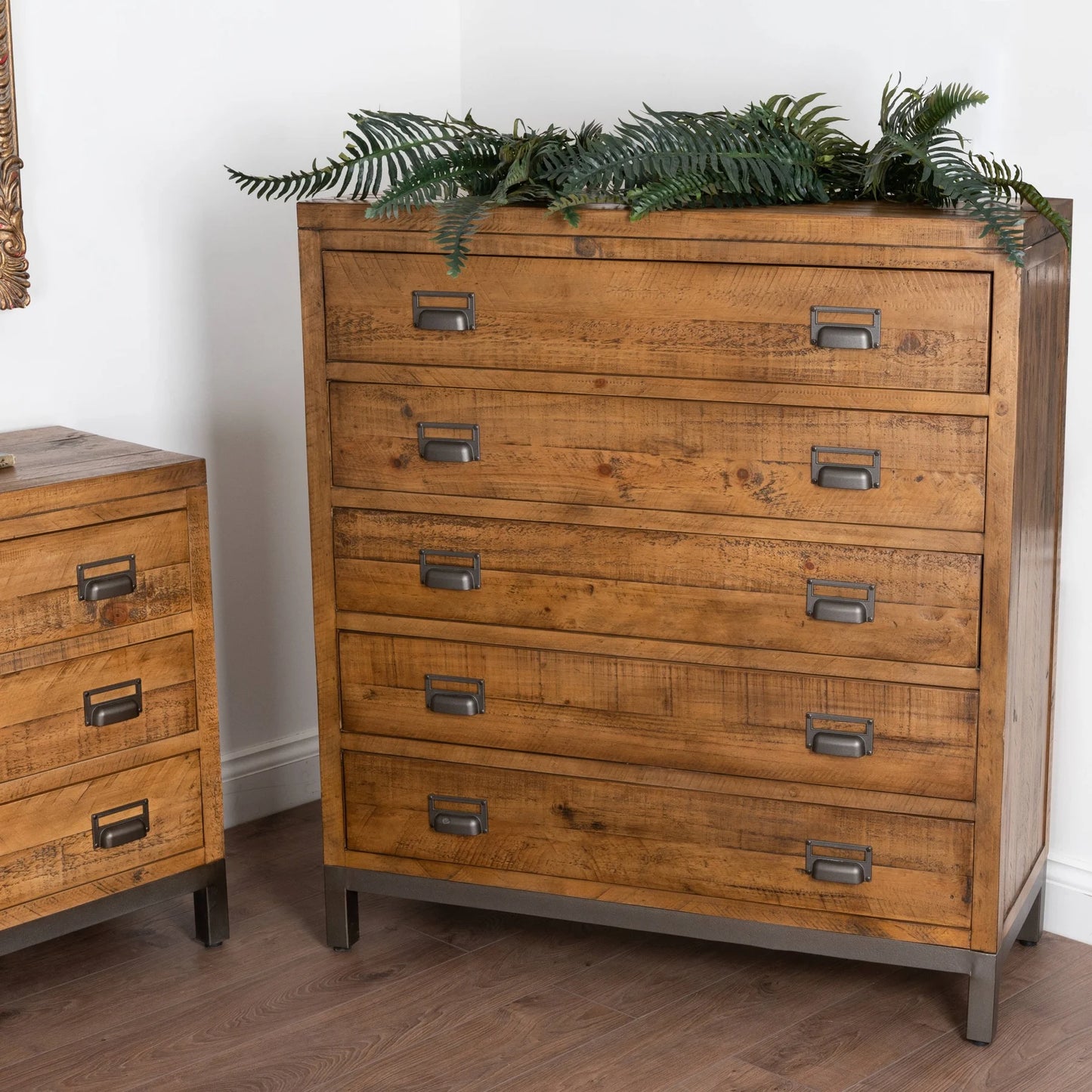 The Draftsman Collection Industrial Five Drawer Chest