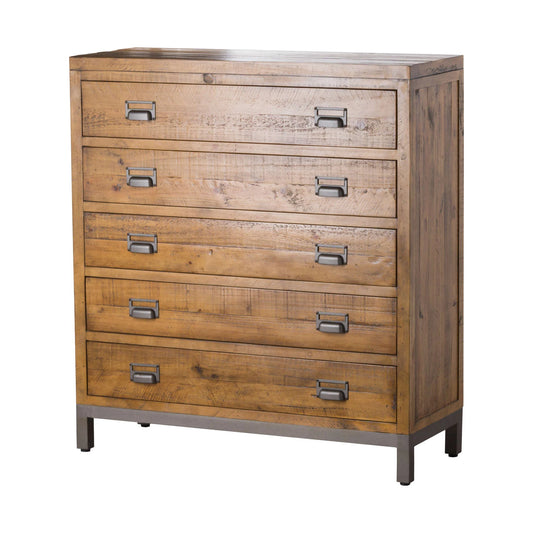 The Draftsman Collection Industrial Five Drawer Chest