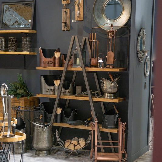 The Draftsman Collection Industrial Style Display Shelf