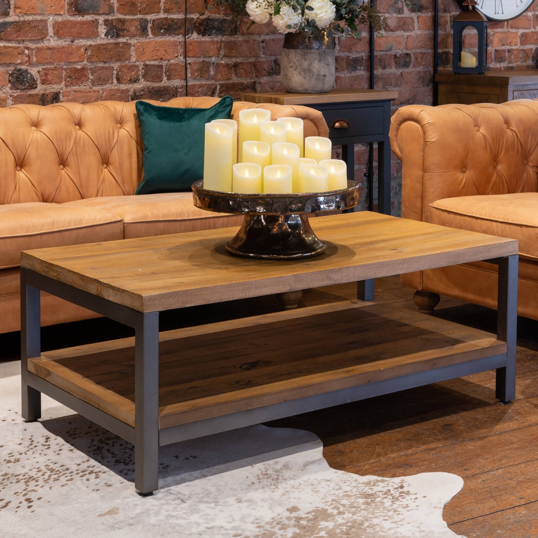 The Draftsman Collection Industrial Coffee Table