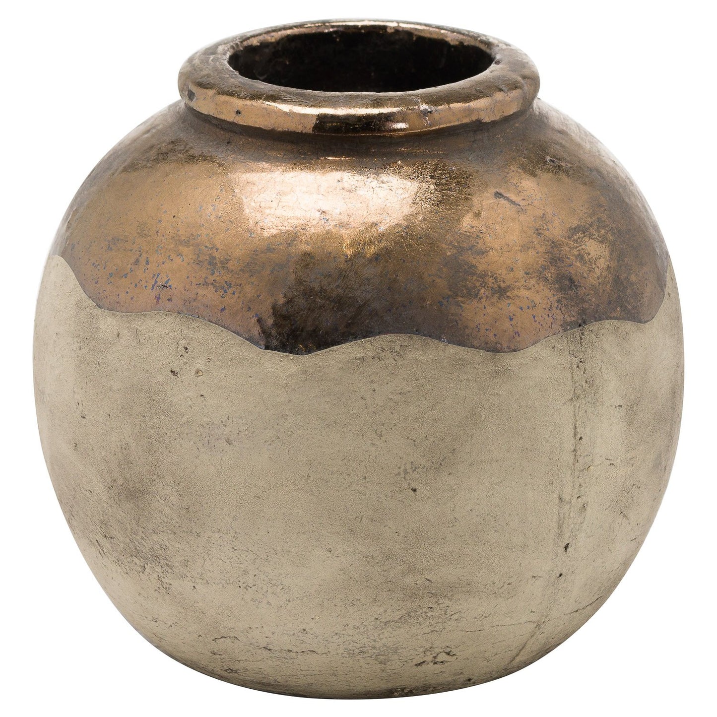 Evi Antique Bronze Bombom Vase