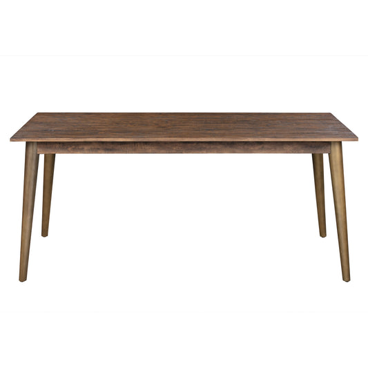 Ava Brown and Gold Dining Table
