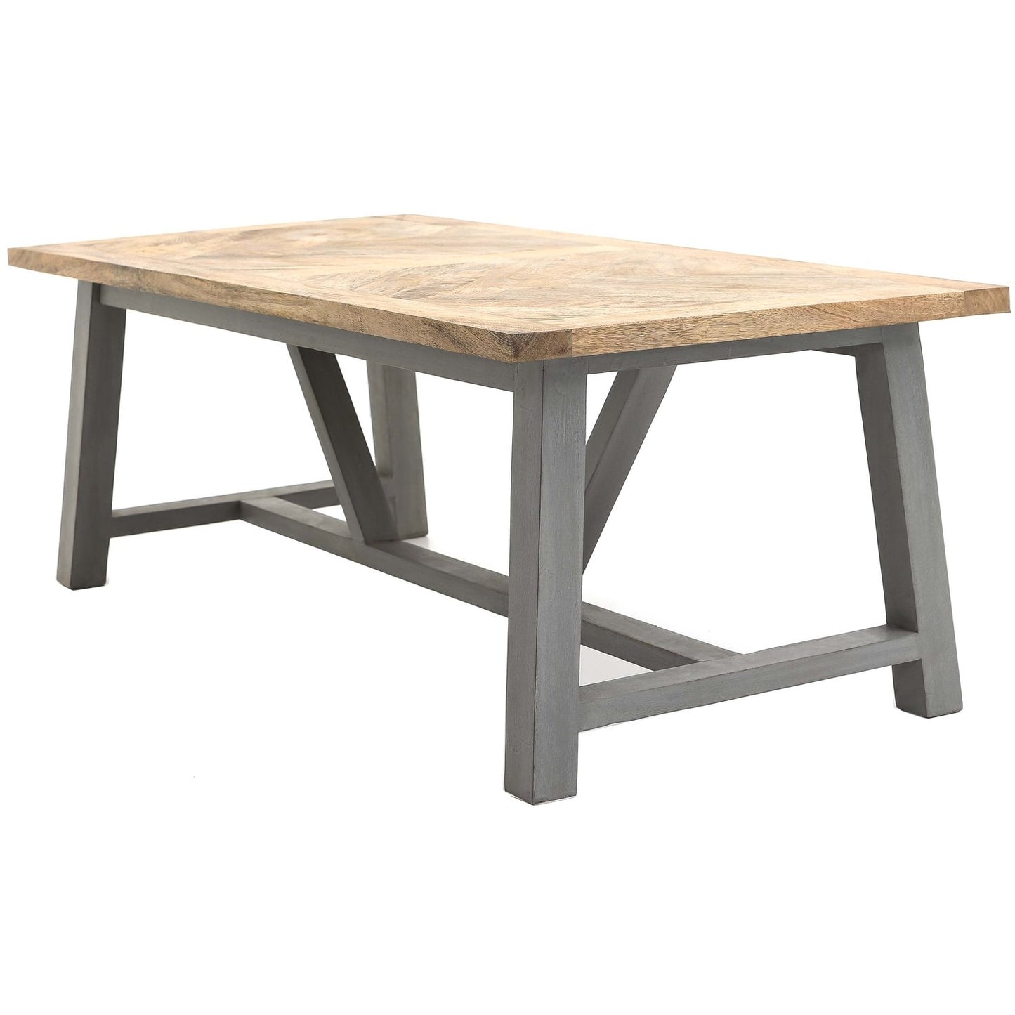 Esstisch aus Holz für 6 Personen, Nordic Grey Collection