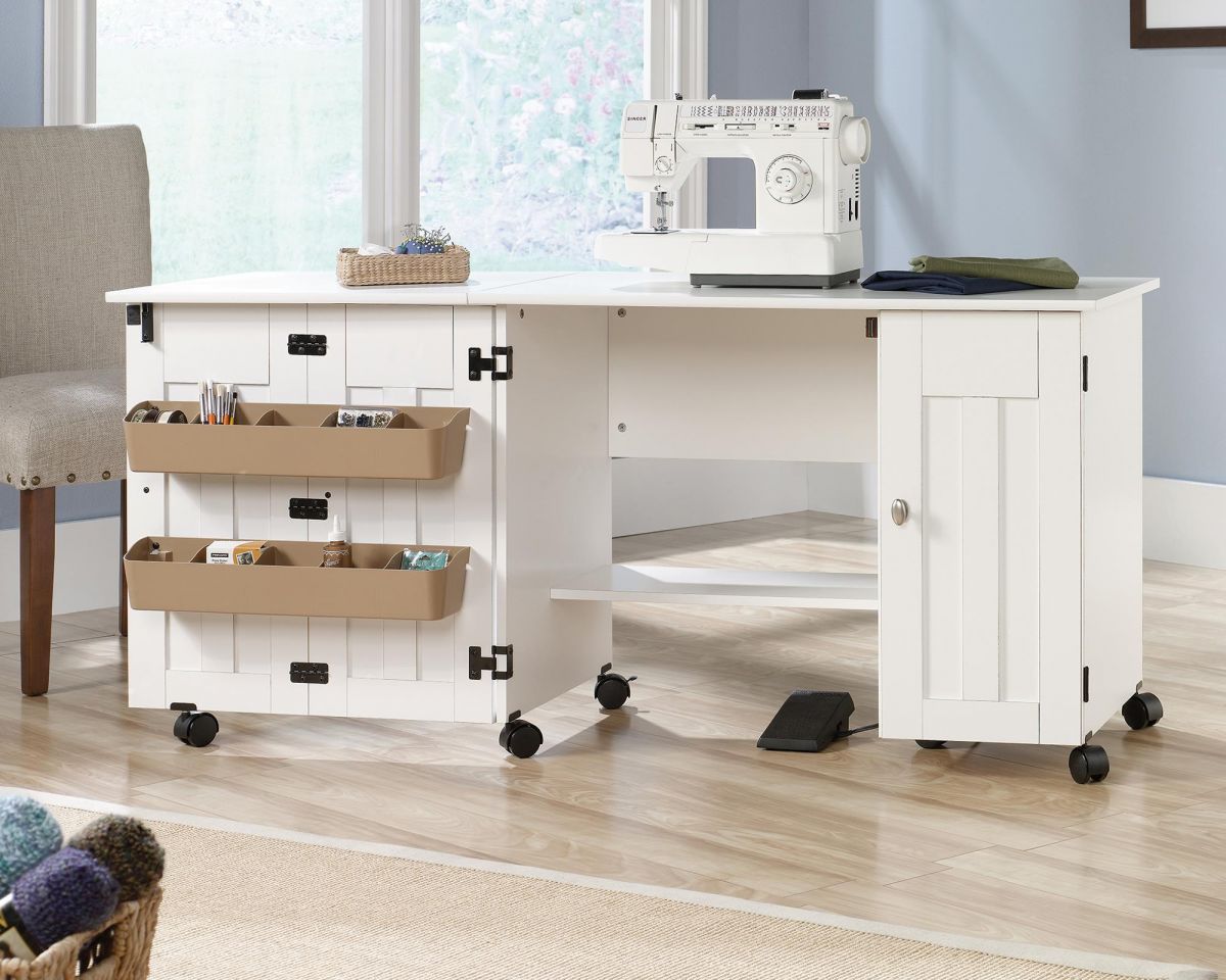 SEWING/CRAFT CART SOFT WHITE