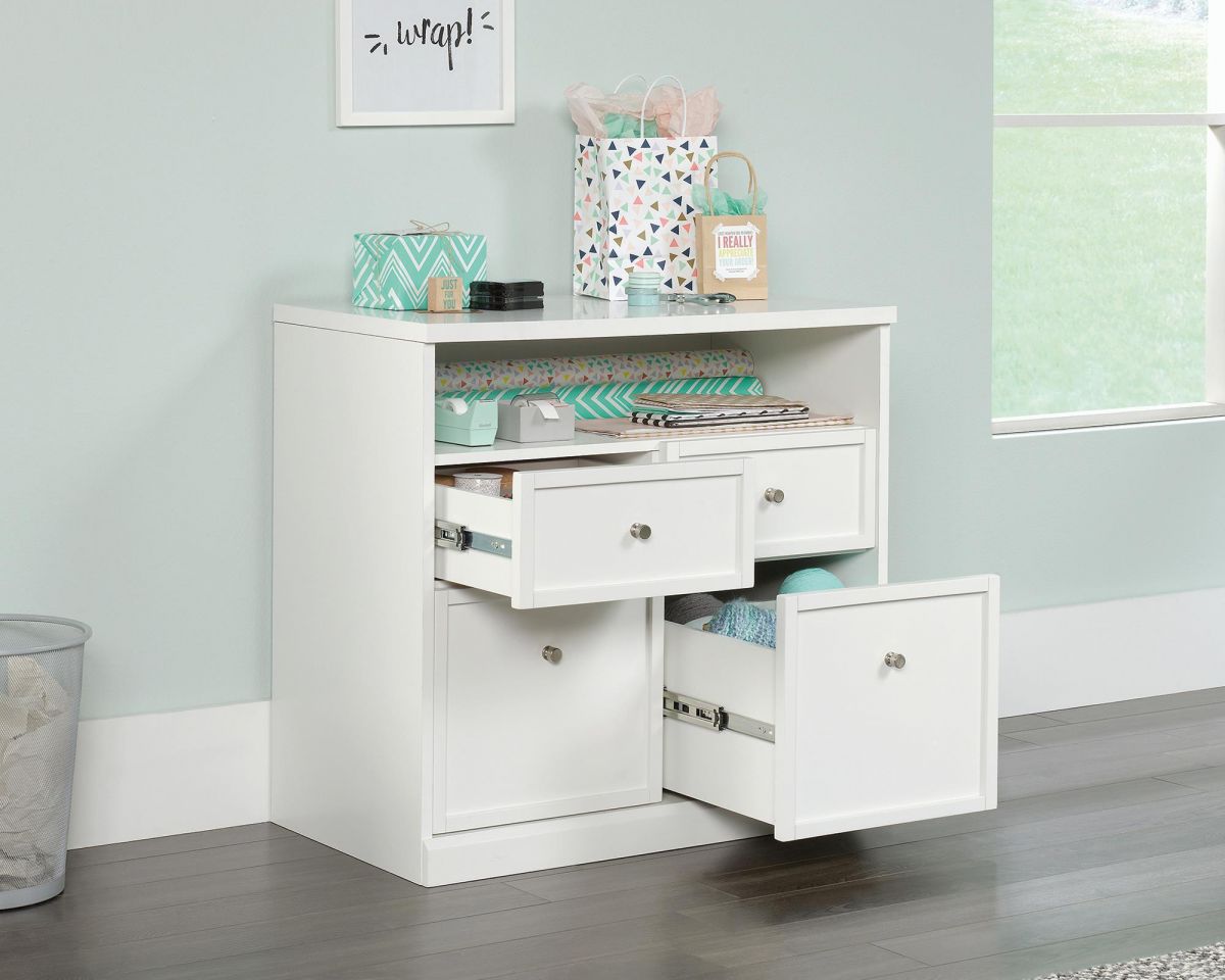 CRAFT STORAGE CABINET WHITE