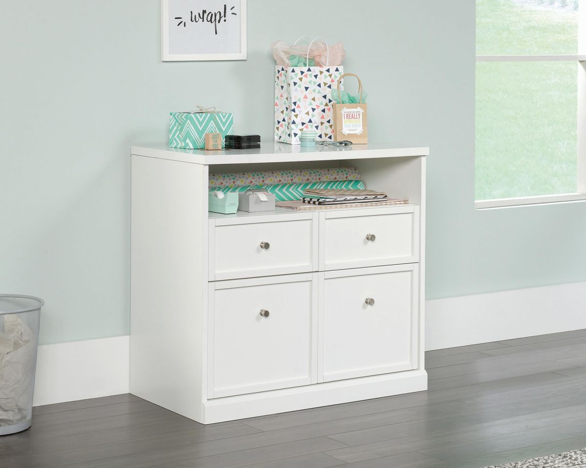 CRAFT STORAGE CABINET WHITE