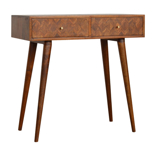 Assorted Chestnut Console Table