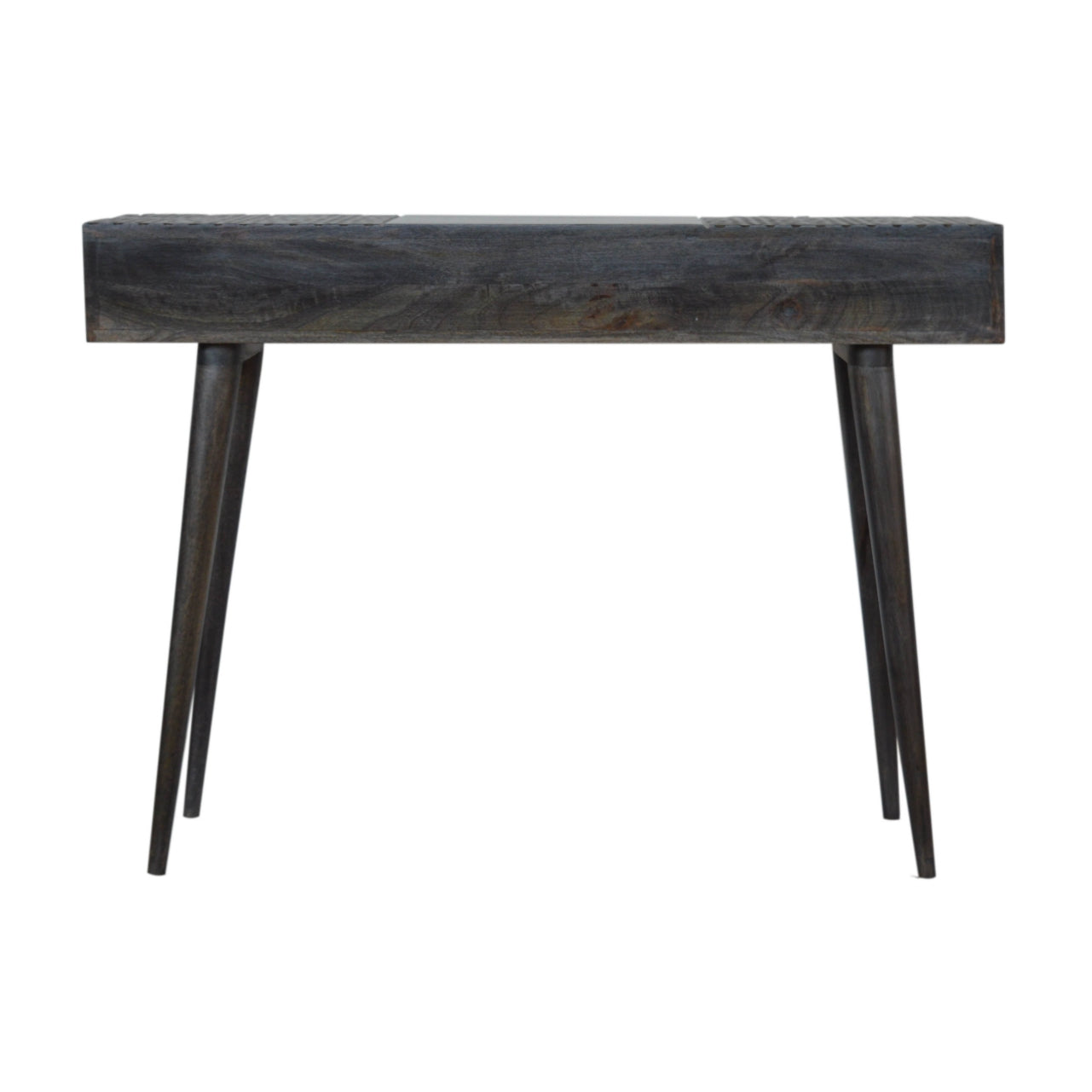 Ash Black 3 Drawer Console Table