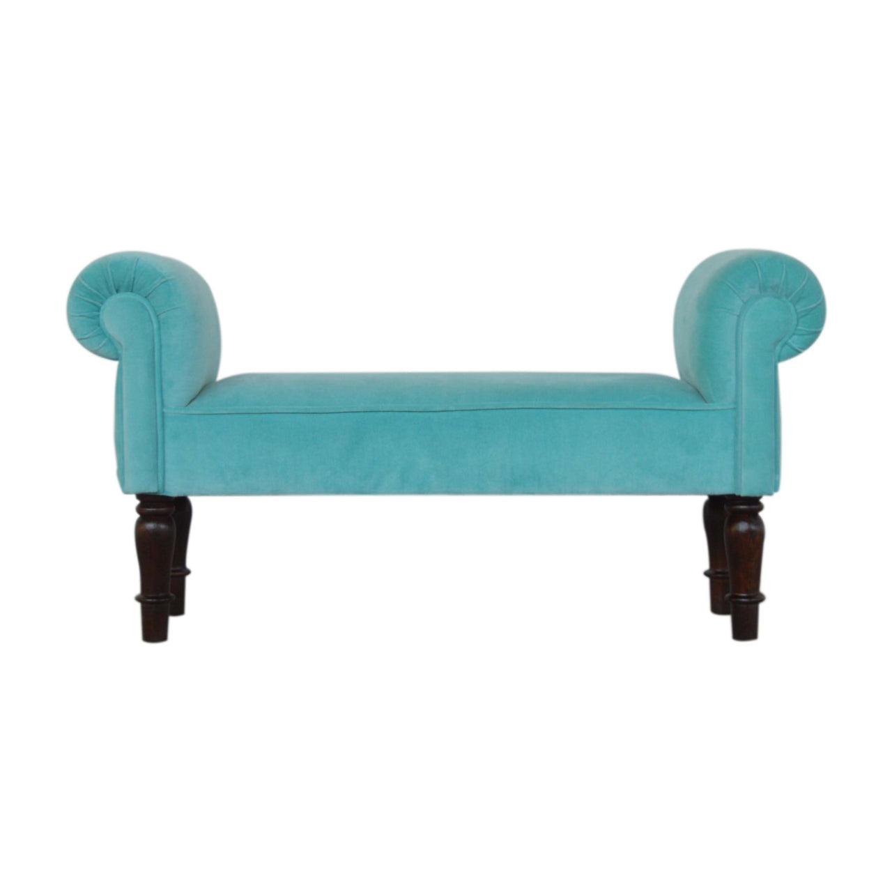 Aqua Velvet Bench