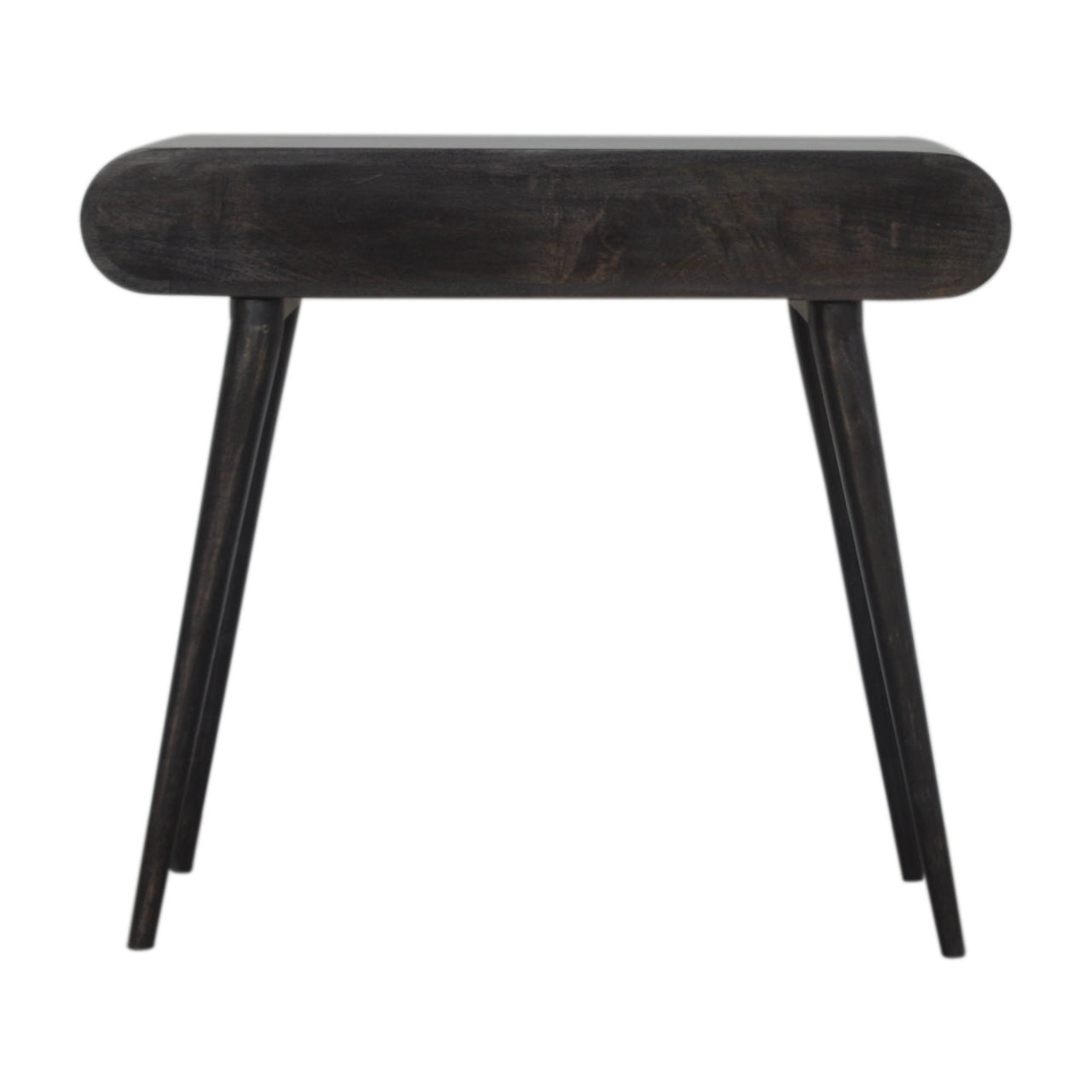 Ash Black Curved Edge Console Table