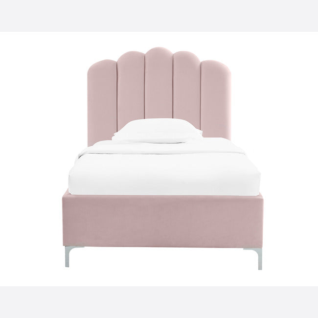 Pink Petal Design Single Bed