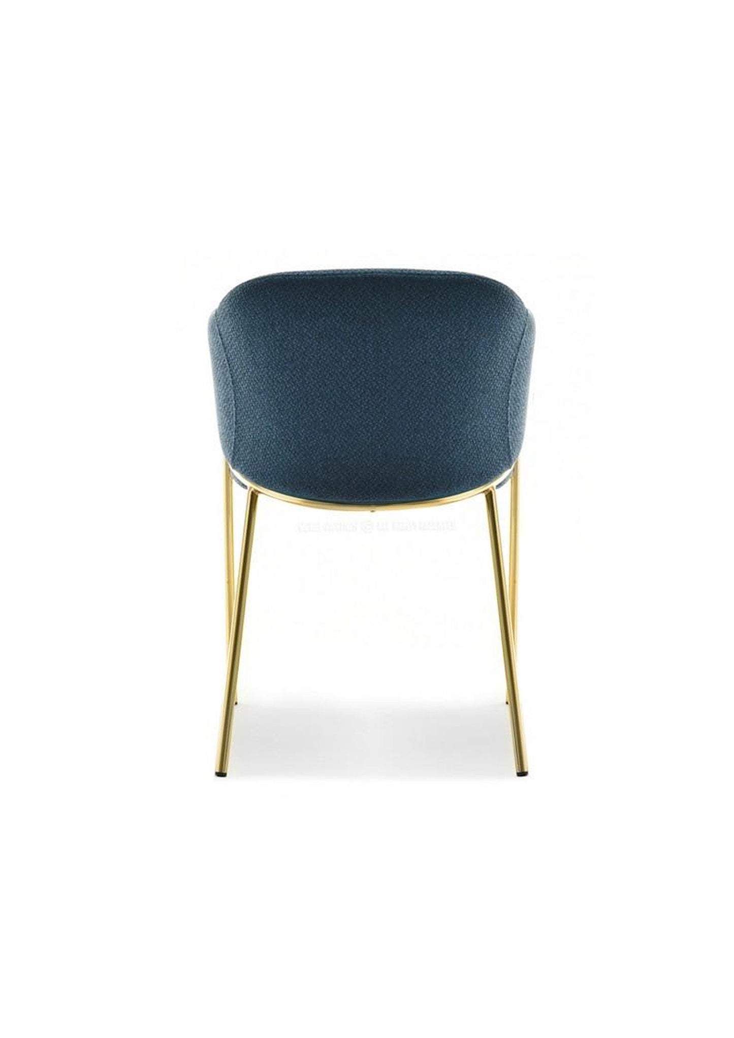NEW Beautiful Elegant Designer Gold and Blue Dining Office Desk Chair