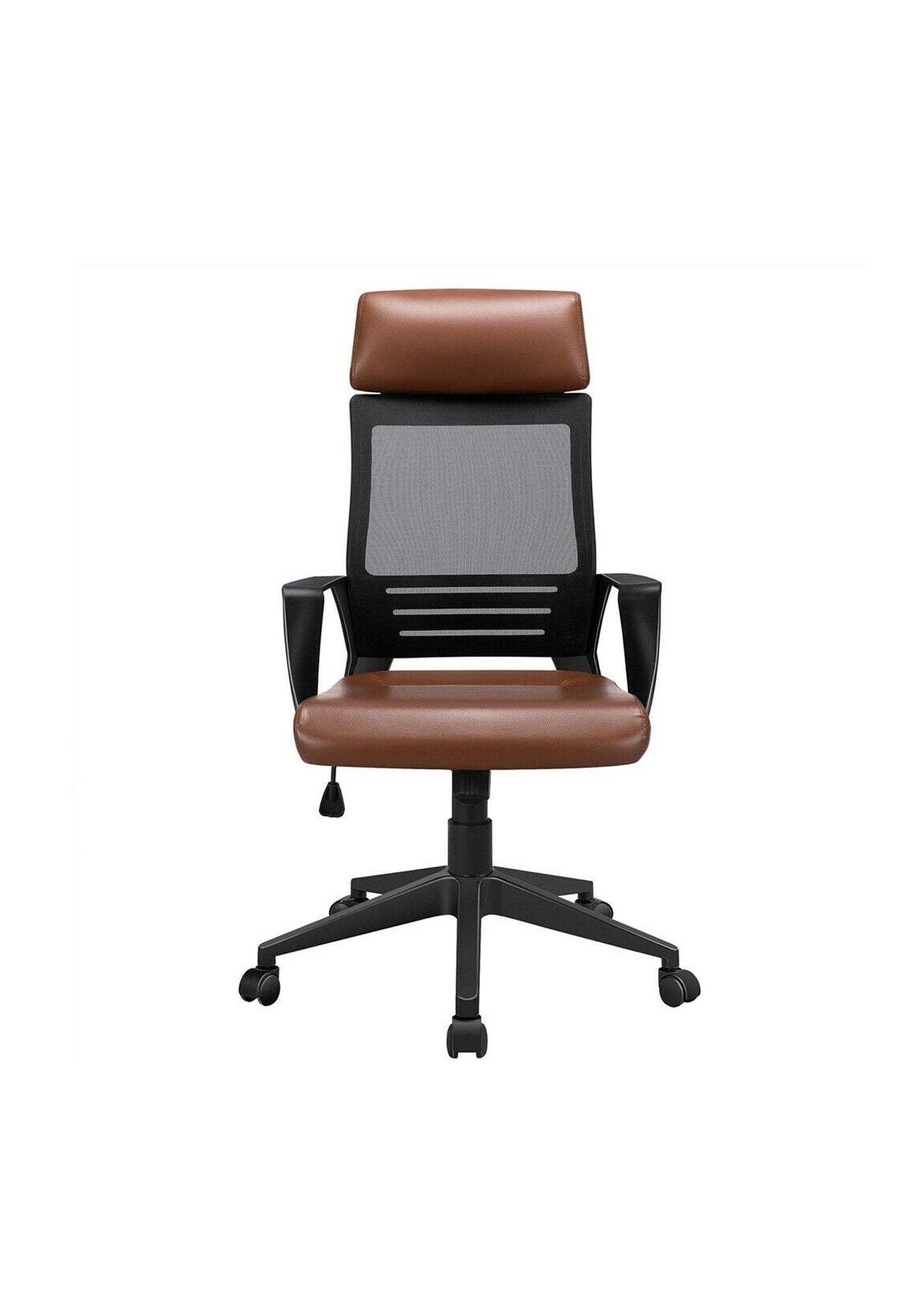 PU Leather and Mesh swivel adjustable office / desk chair