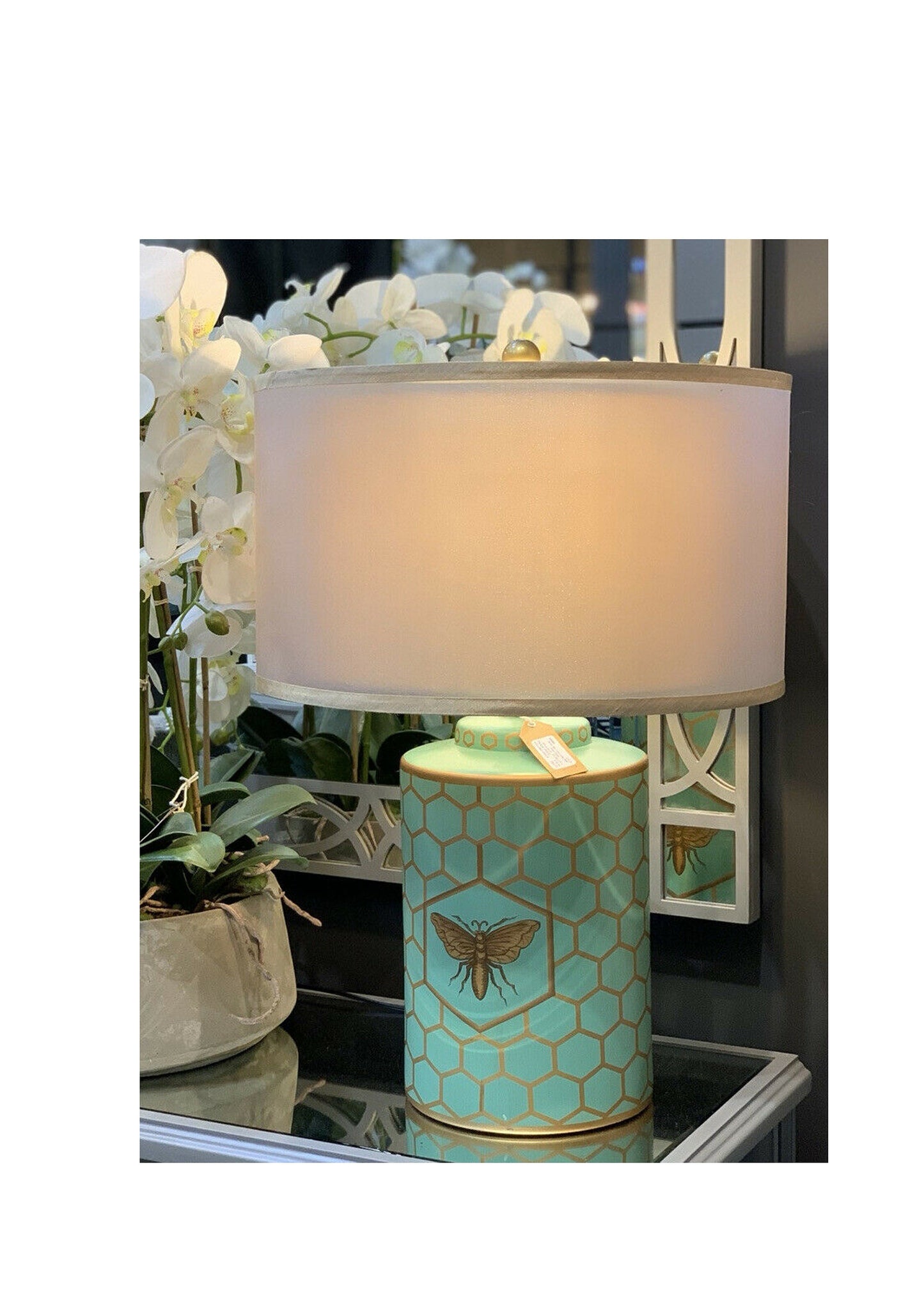 Beautiful Harlow Bee Table Lamp With White Shade Pre Order for End November