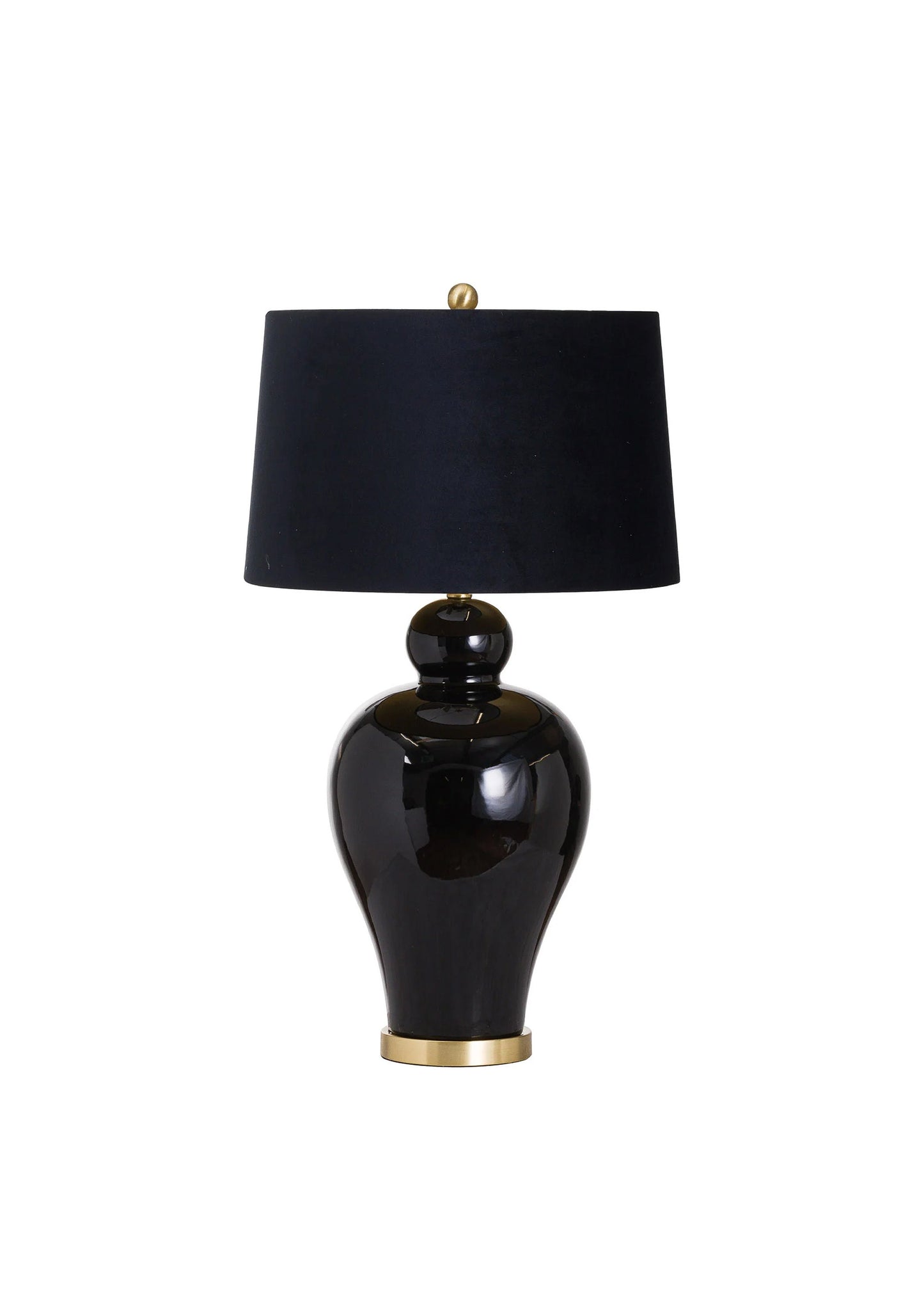 Luxury Black Ceramic Table Lamp