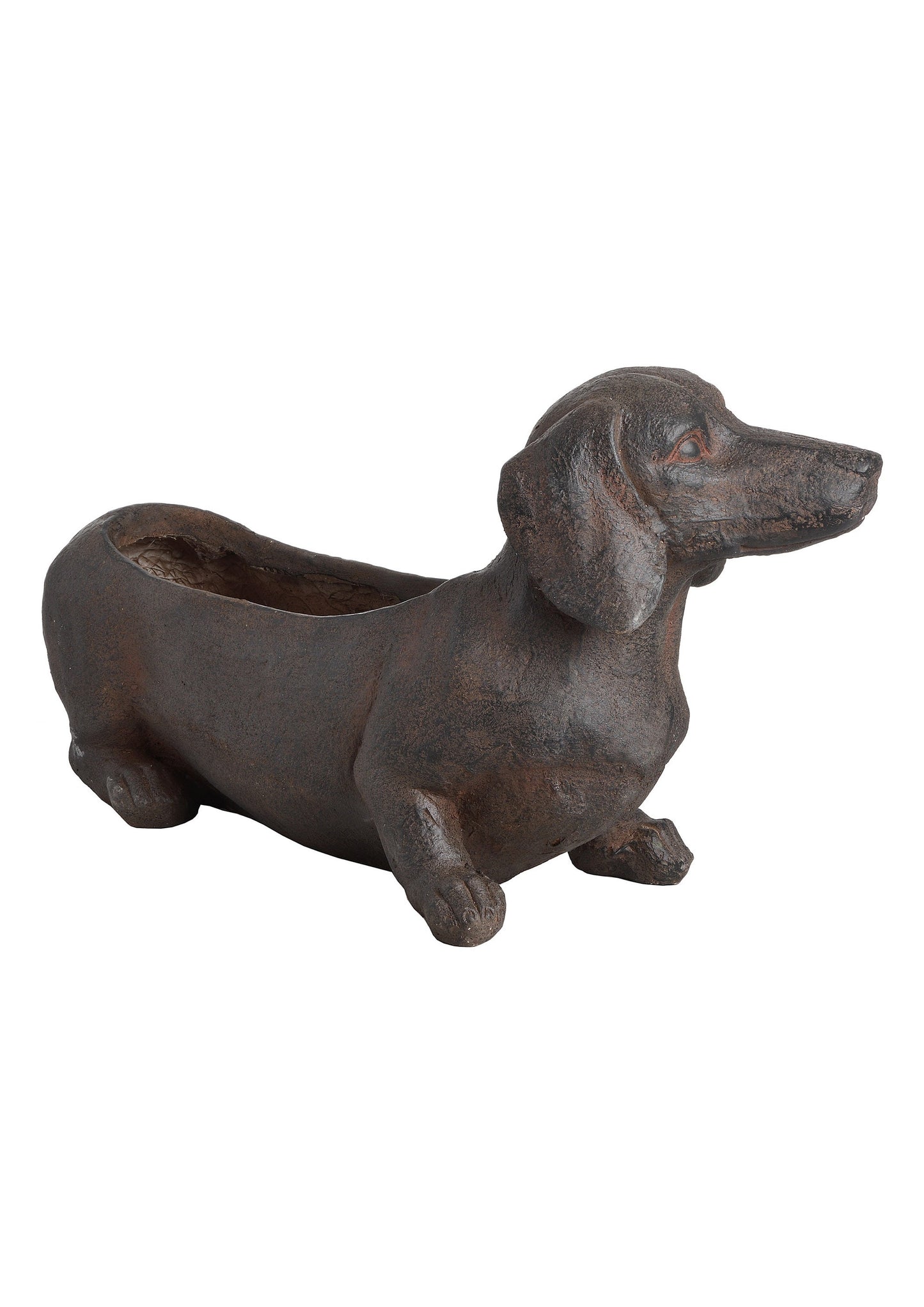 Dachshund Sausage Dog Quirky Rustic Planter