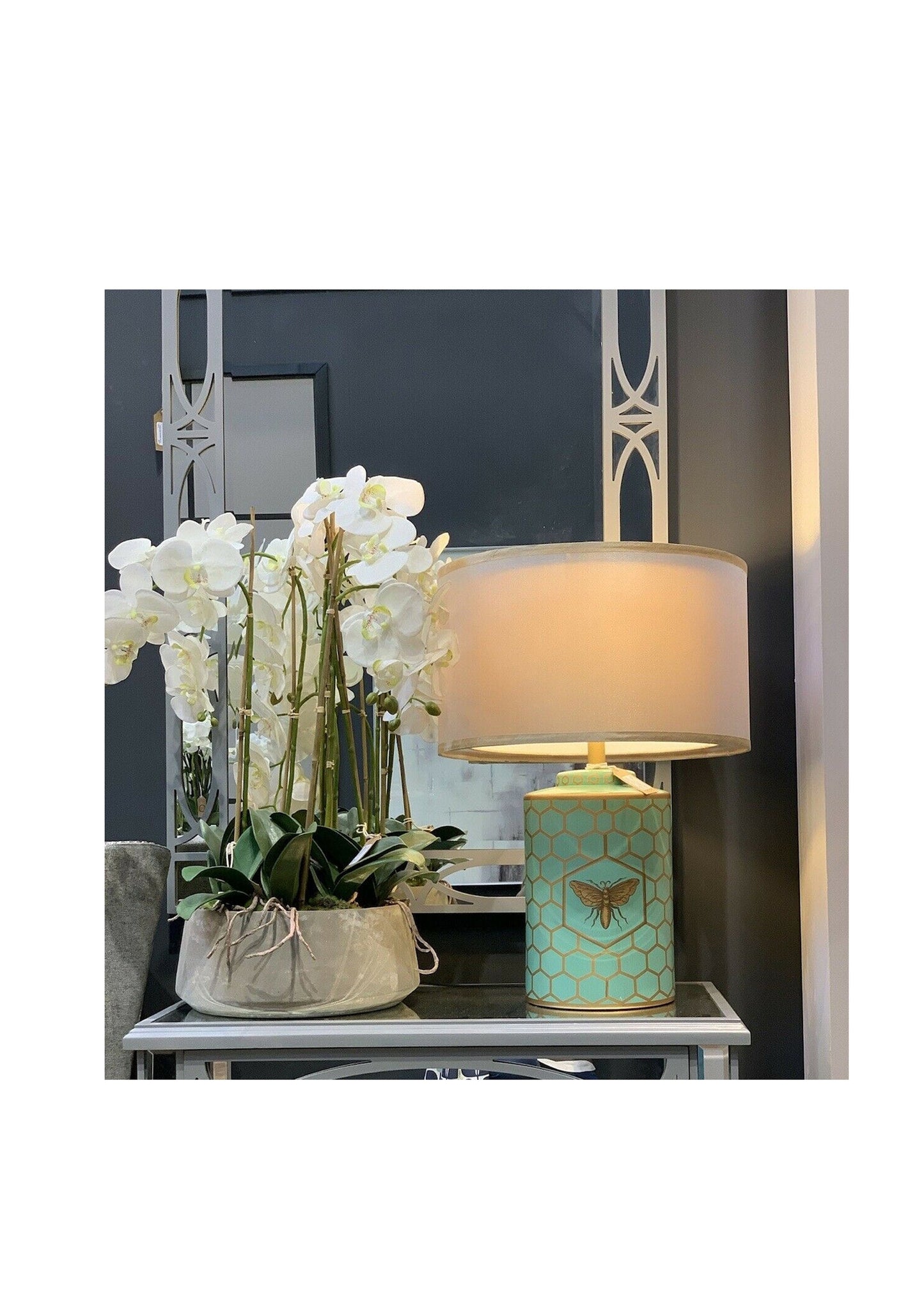 Beautiful Harlow Bee Table Lamp With White Shade Pre Order for End November