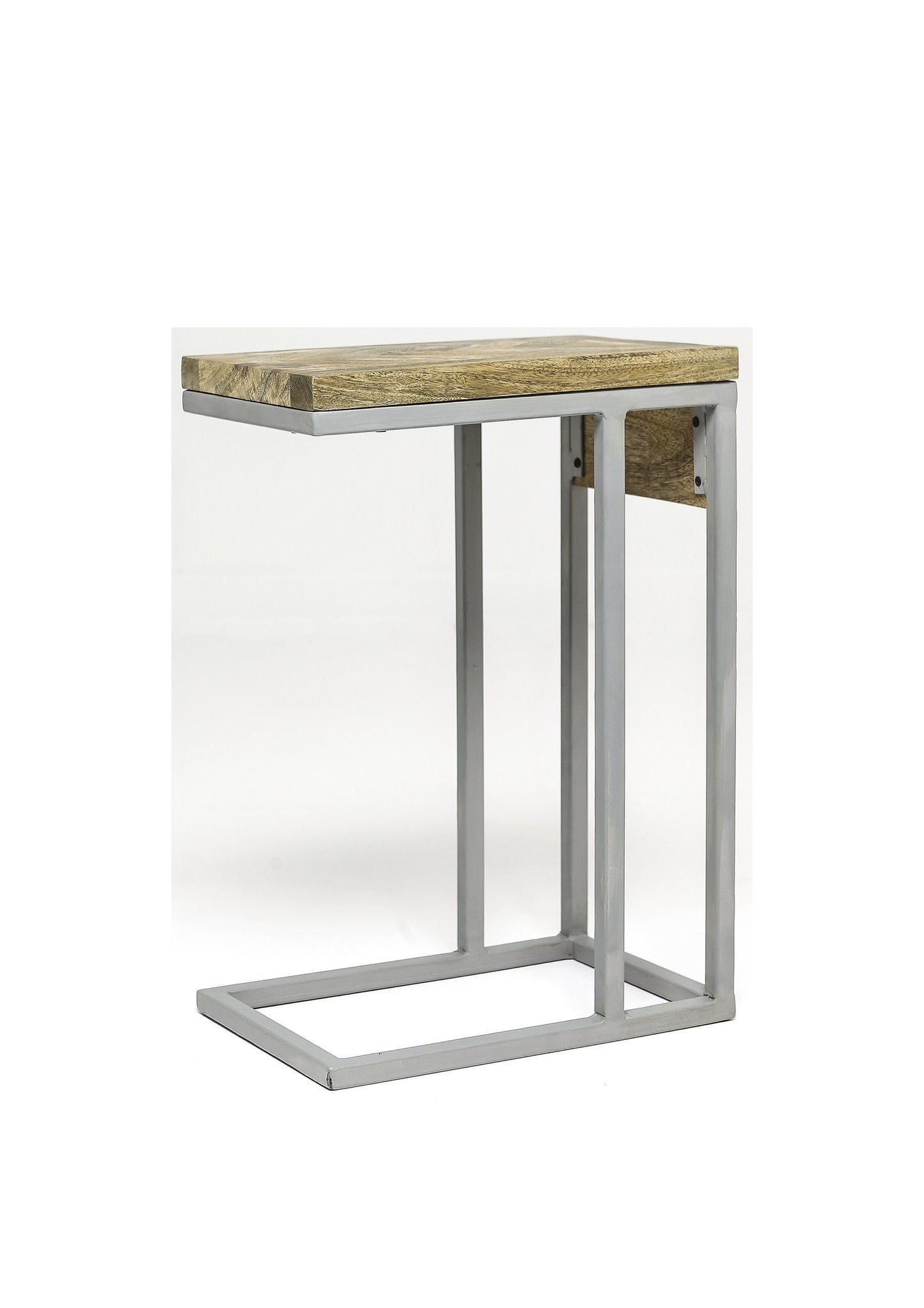 Herringbone Design Scandi Sofa Tray Table