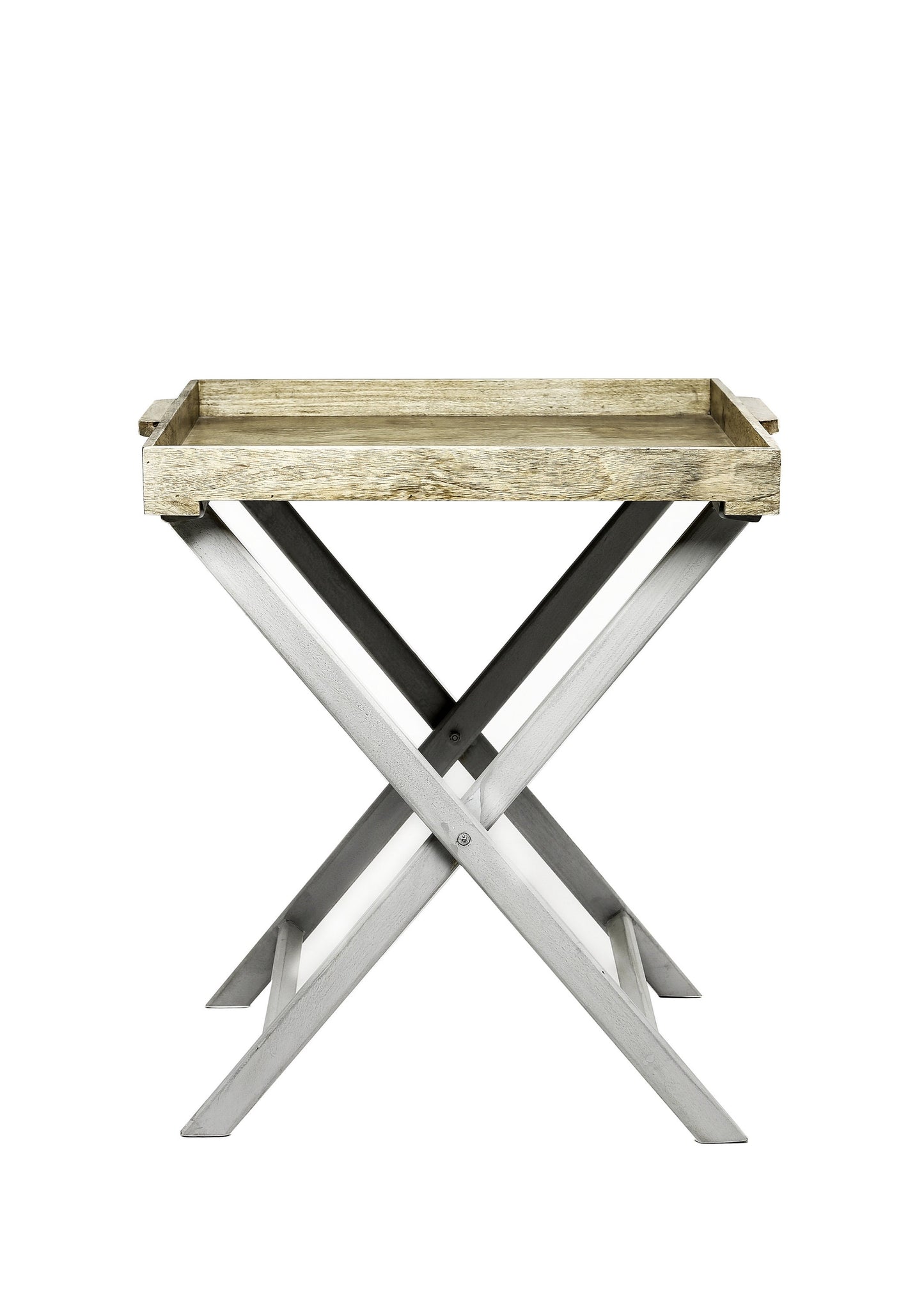 Mango Wood Scandi Tray Side Table