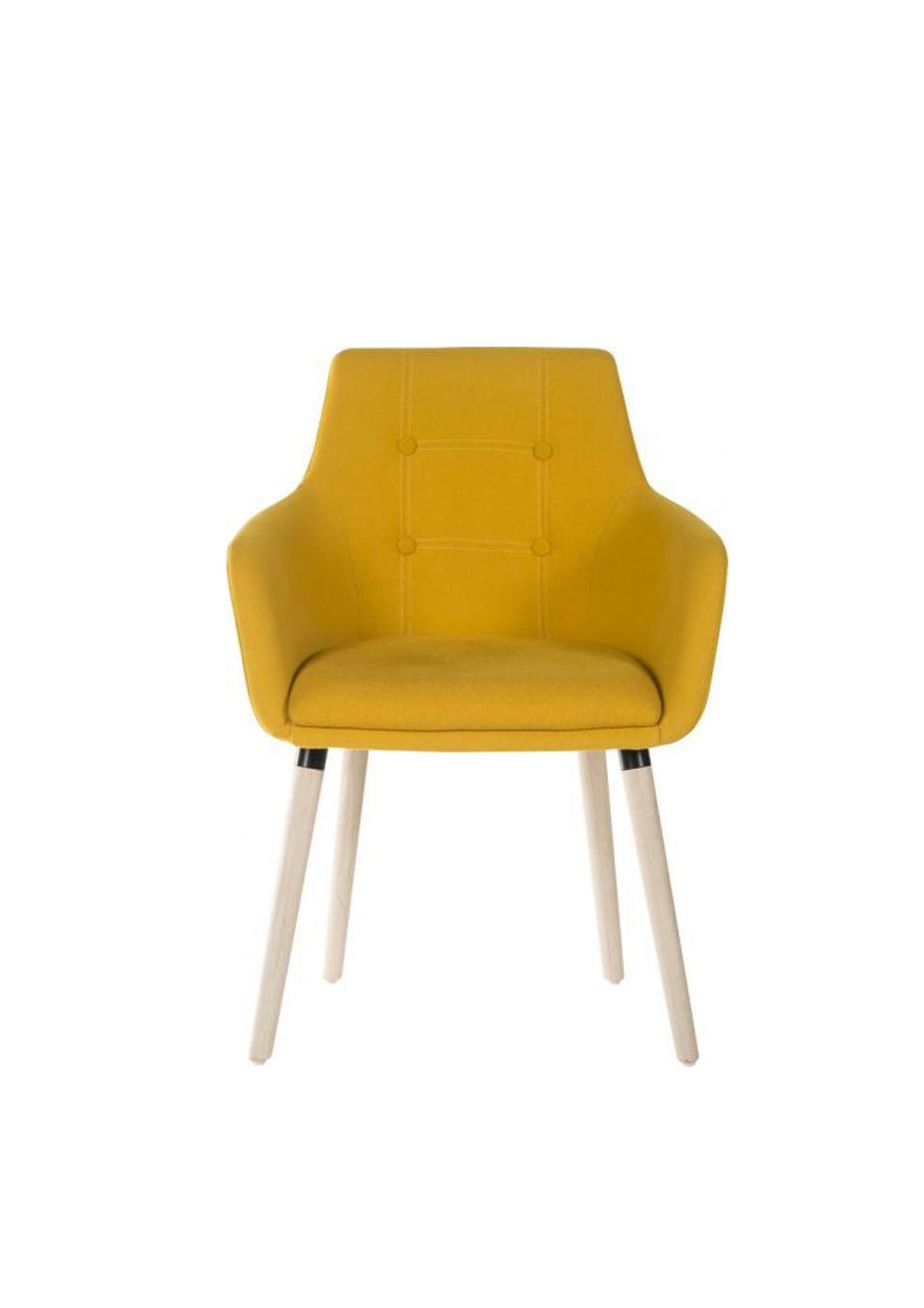 Pair of Trendy Scandi Buttoned Reception Office chair - Many Colours