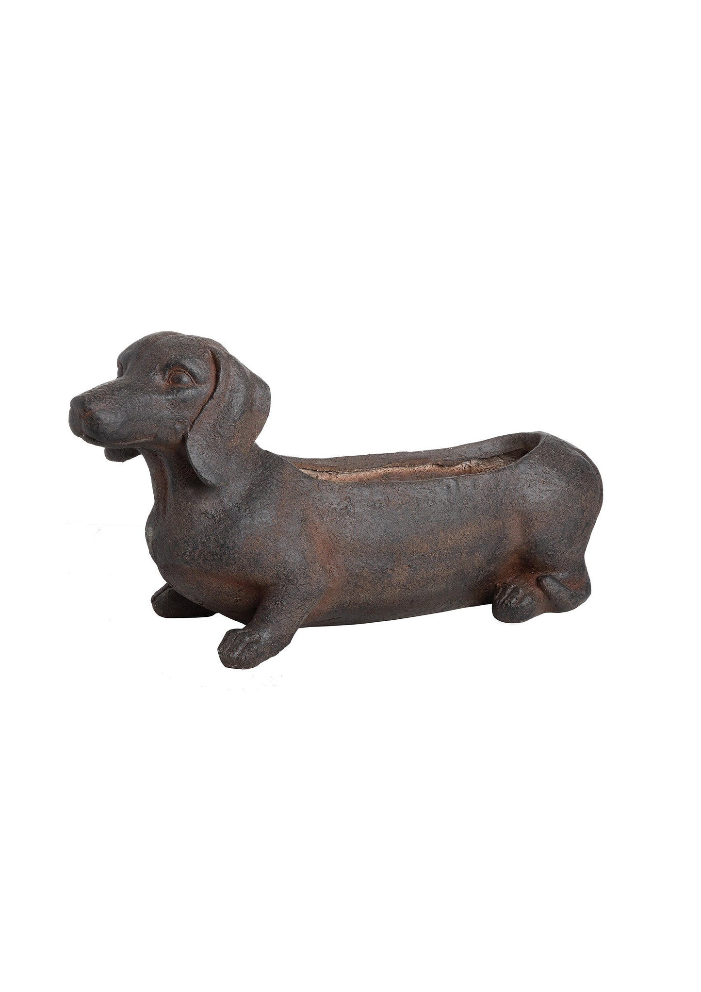 Dachshund Sausage Dog Quirky Rustic Planter