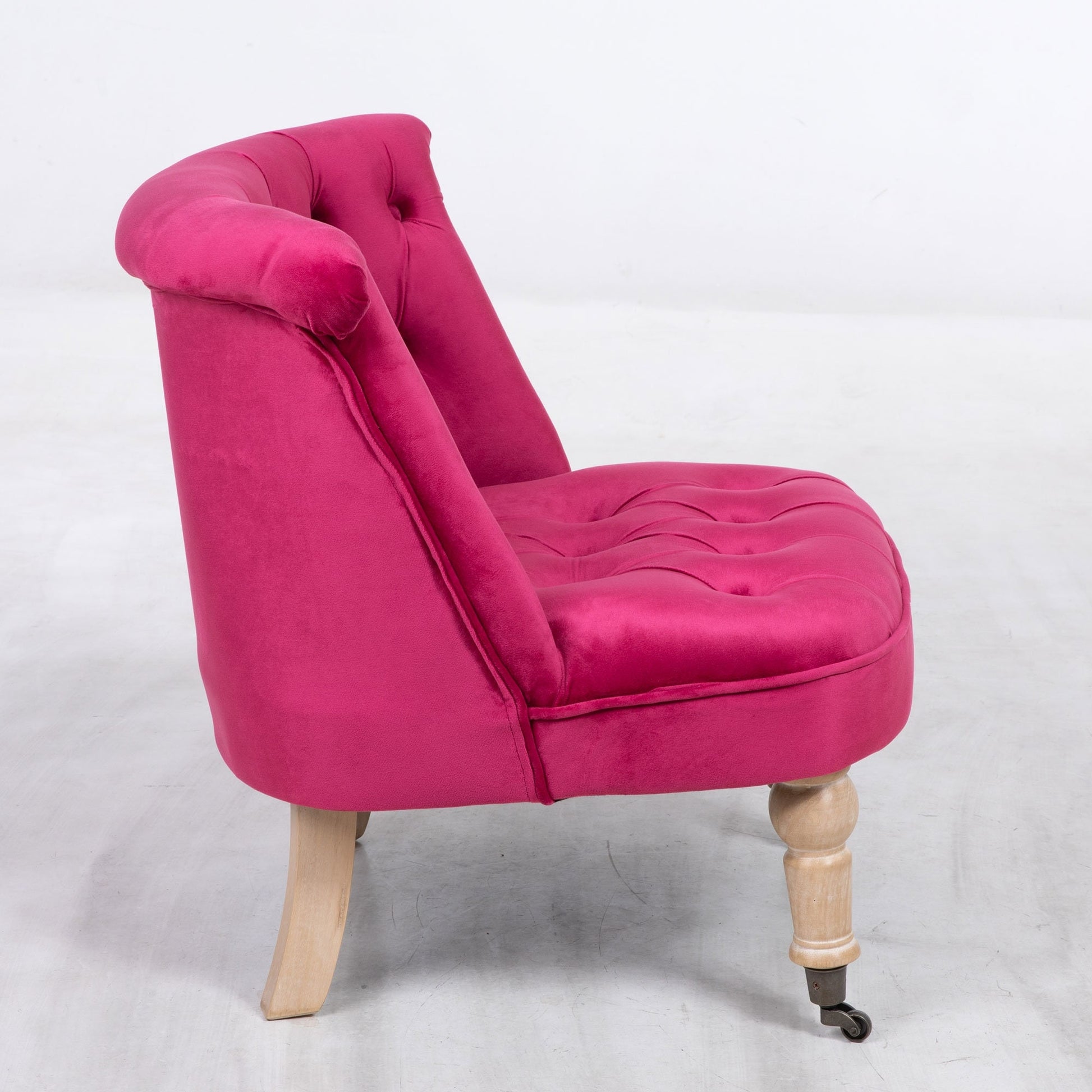 Raspberry Color Chair Raspberry Pink Cocktail Chair With Oak Legs – Lush Home Interiors