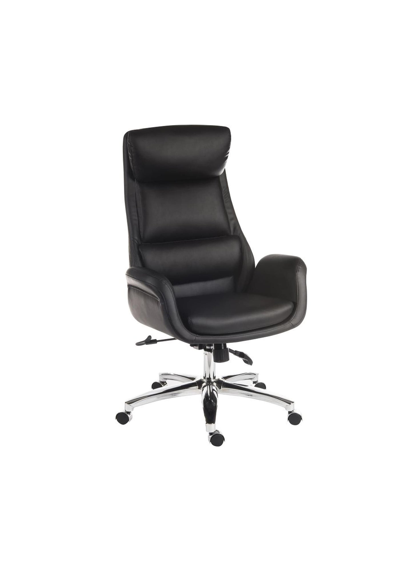 Luxury reclining executive chair in faux leather- highly padded