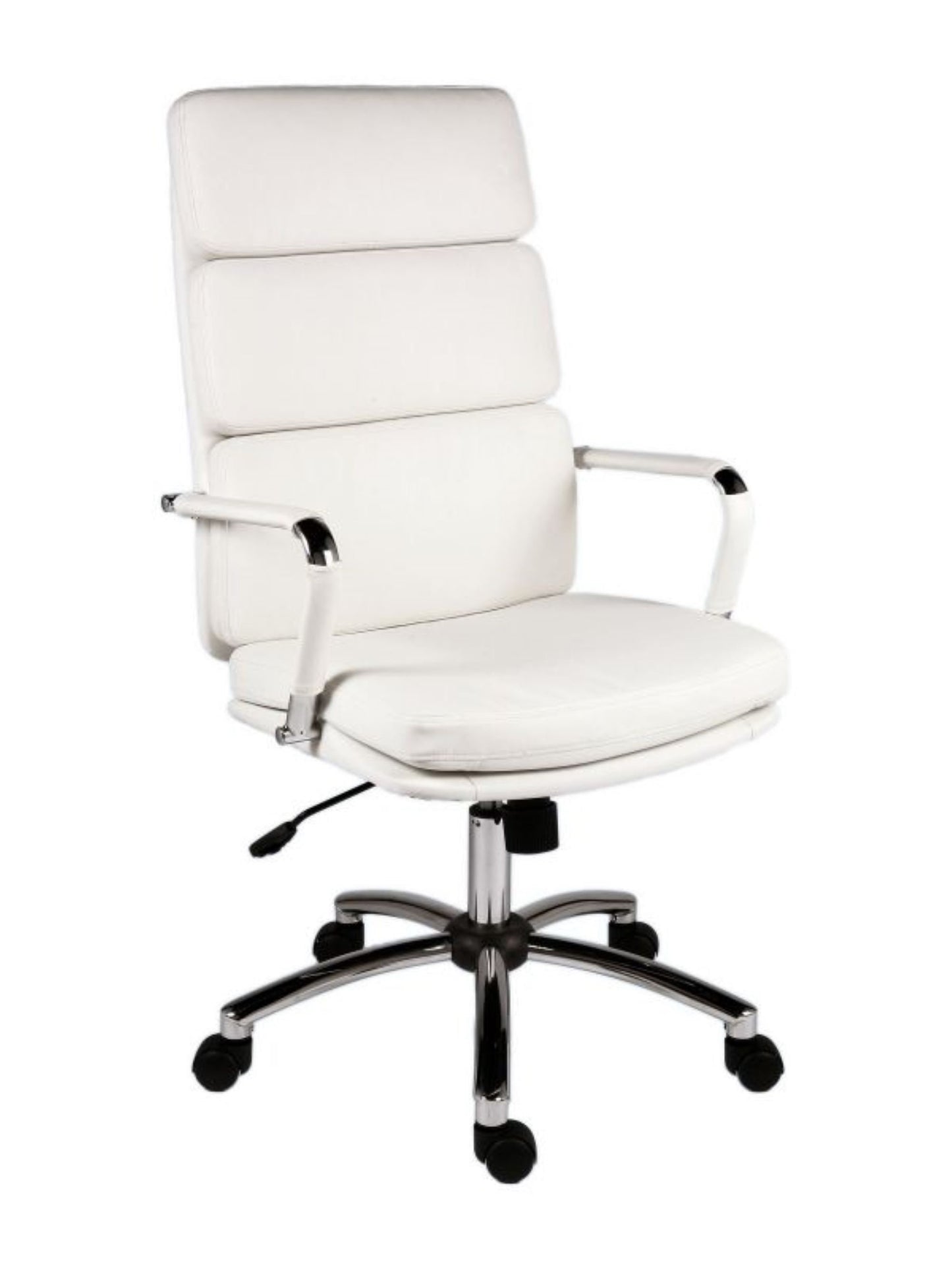 Retro style executive chair in Red, Black, White, Brown