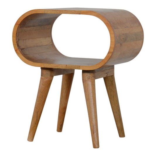 Circular Open Bedside Table