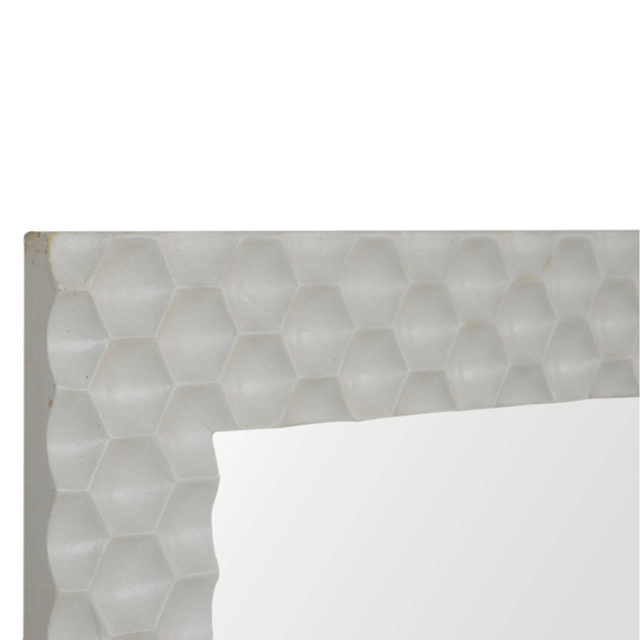 Honeycomb White Mirror