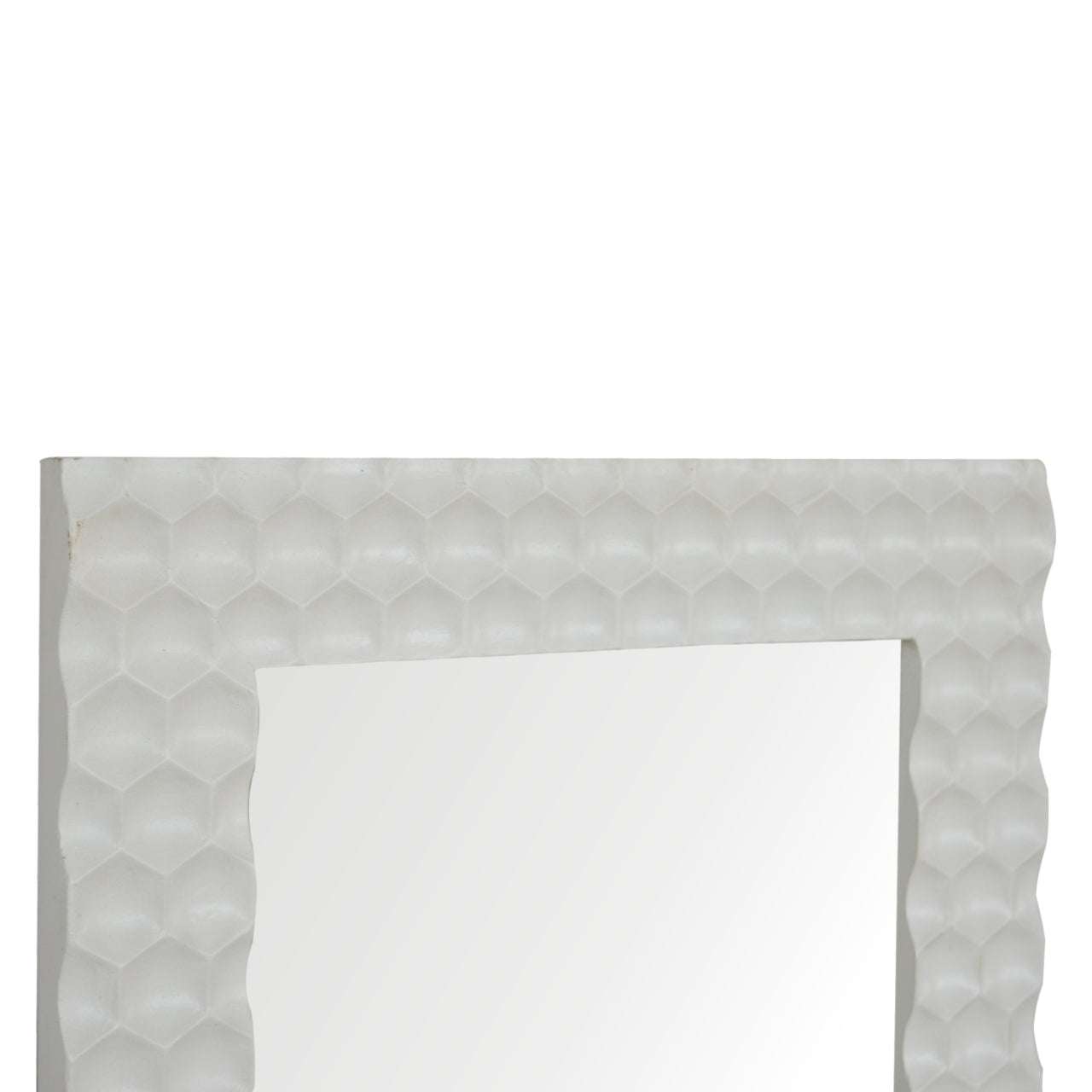 Honeycomb White Mirror