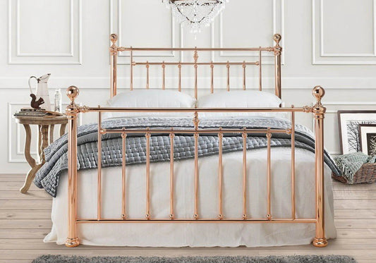 Alexander Rose Gold Duble Bed
